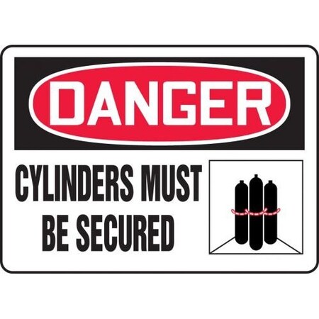 OSHA DANGER SAFETY SIGNS CYLINDERS MCPG013XL